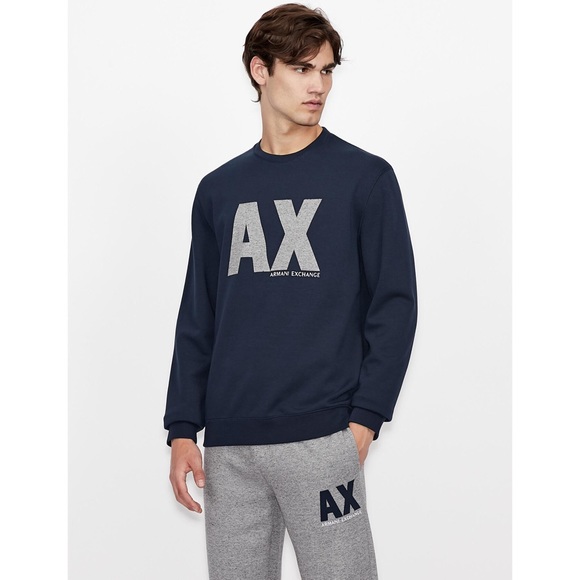 Armani Exchange CREW NECK SWEATSHIRT - Picture 8 of 10